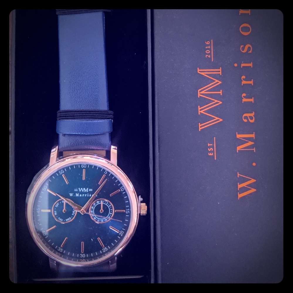 W. Marrison Vegan Leather Watch